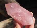 Polished Double Terminated Rose Quartz Points x 4 From Antsirabe, Madagascar - Toprock Gemstones and Minerals 