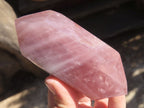 Polished Double Terminated Rose Quartz Points x 4 From Antsirabe, Madagascar - Toprock Gemstones and Minerals 