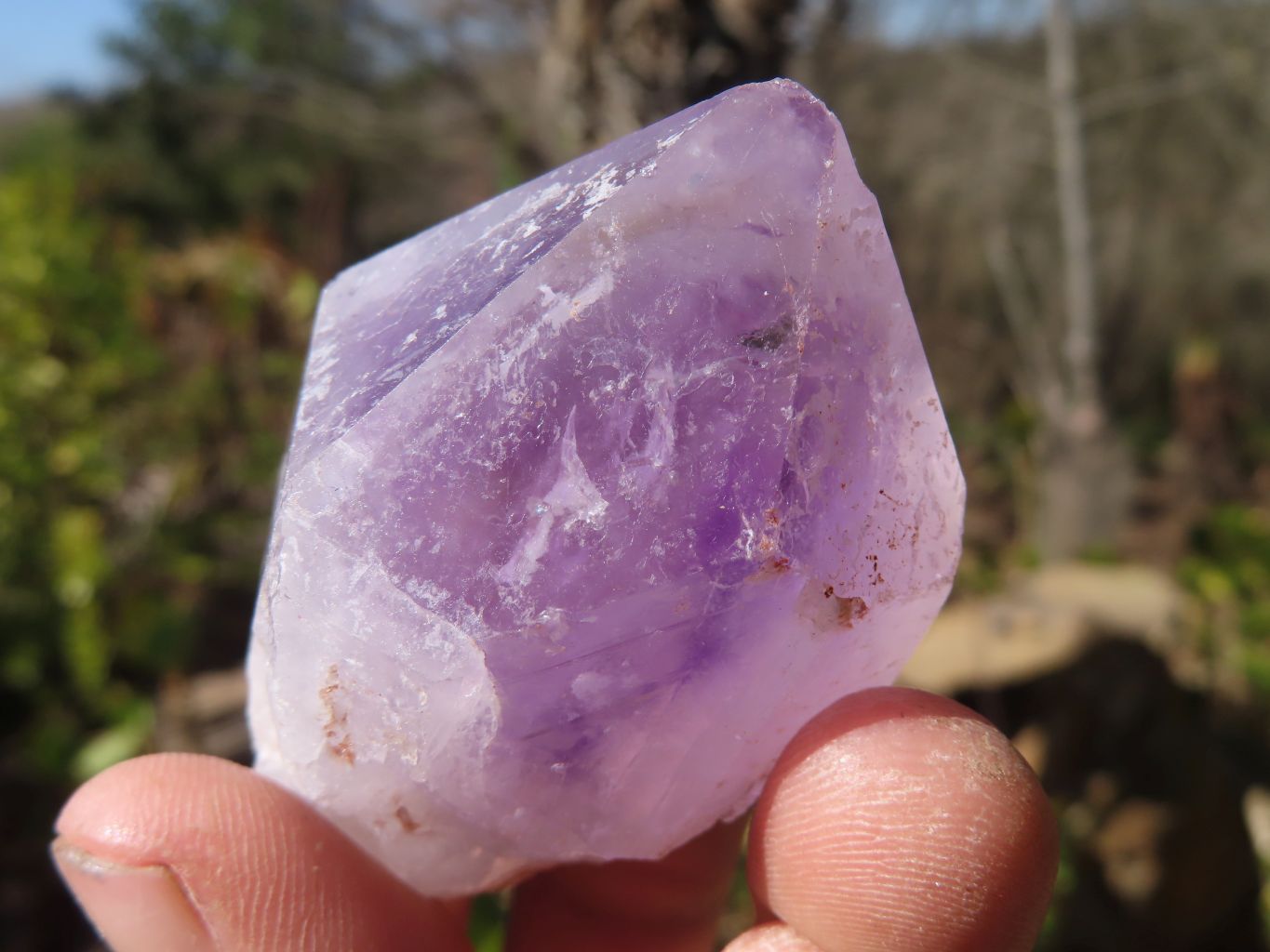 Natural Jacaranda Amethyst Crystals x 35 From Zambia - Toprock Gemstones and Minerals 