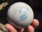 Polished Small Blue Spotted Spinel Quartz Spheres x 6 From Madagascar - Toprock Gemstones and Minerals 
