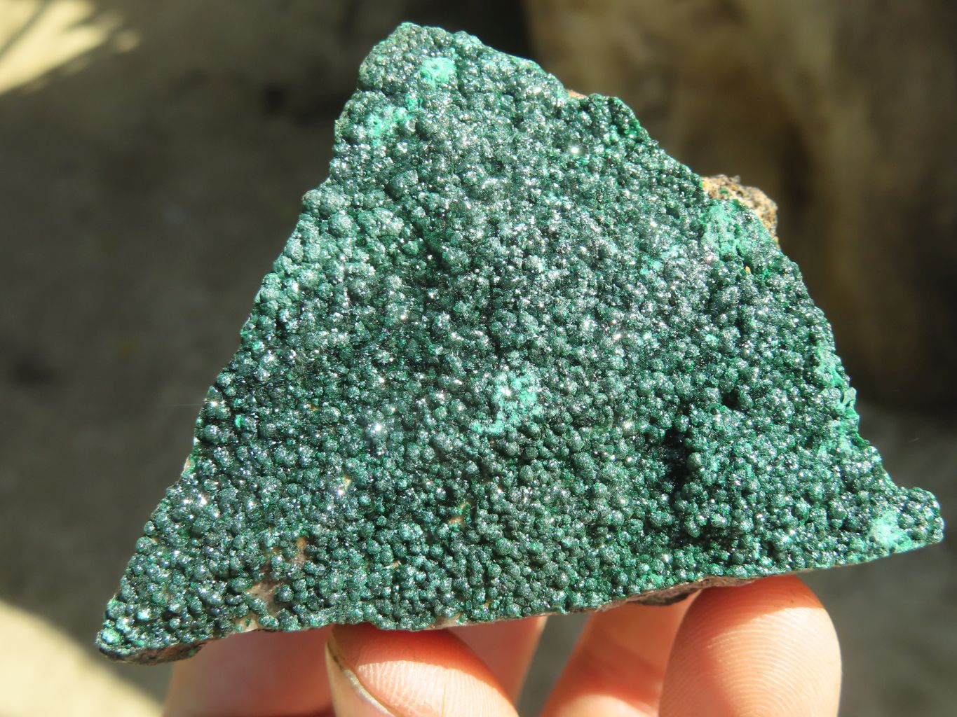 Natural Crystalline Malachite Specimens  x 12 From Congo - Toprock Gemstones and Minerals 