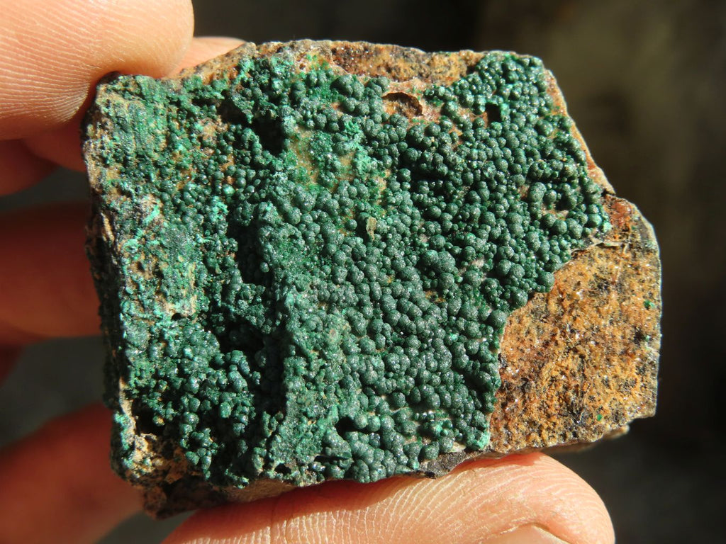 Natural Crystalline Malachite Specimens  x 12 From Congo - Toprock Gemstones and Minerals 