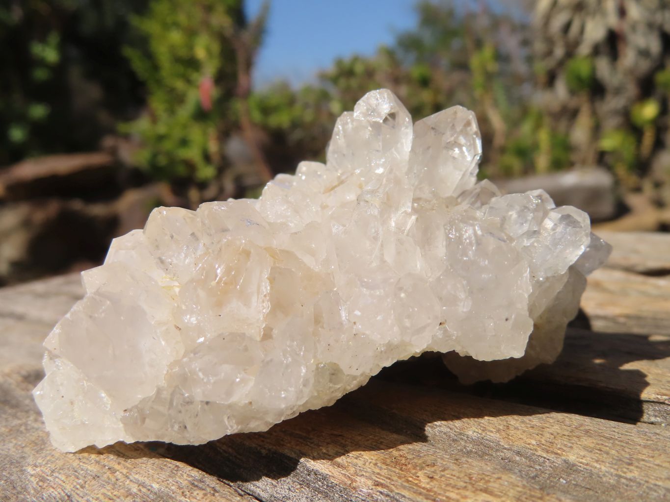 Natural Clear Quartz Clusters x 12 From Solwezi, Zambia - Toprock Gemstones and Minerals 