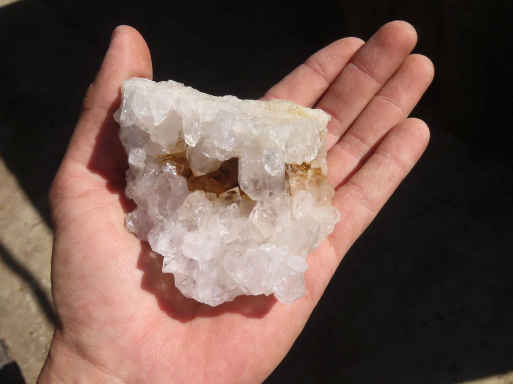 Natural Clear Quartz Clusters x 12 From Solwezi, Zambia - Toprock Gemstones and Minerals 