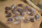 Natural Skeletal Smokey Amethyst Crystals  x 20 From Chiredzi, Zimbabwe - Toprock Gemstones and Minerals 