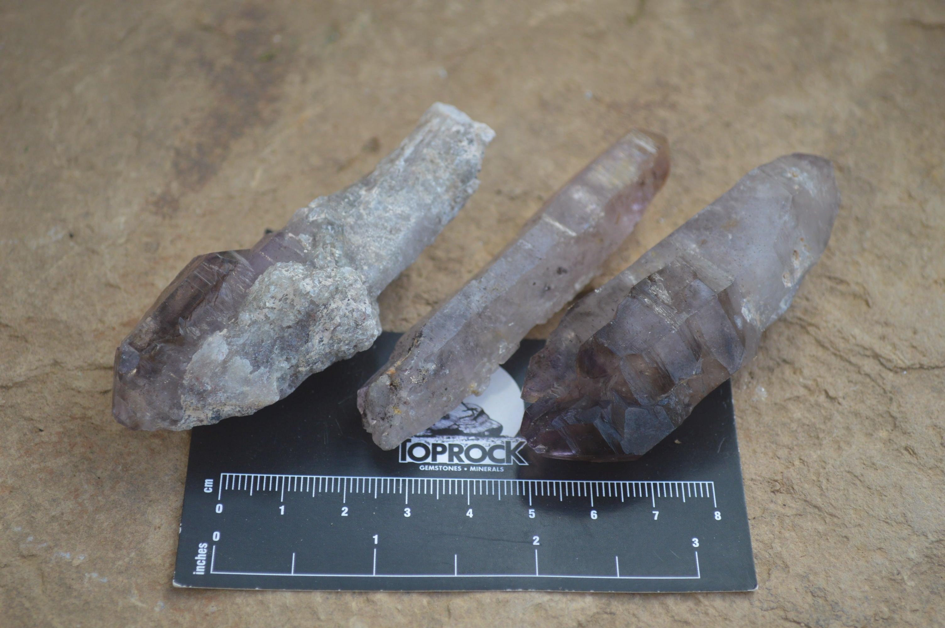 Natural Skeletal Smokey Amethyst Crystals  x 20 From Chiredzi, Zimbabwe - Toprock Gemstones and Minerals 