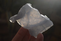 Natural Etched Blue Chalcedony Specimens  x 12 From Nsanje, Malawi - Toprock Gemstones and Minerals 