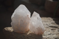 Natural Large Quartz Crystals  x 12 From Madagascar - Toprock Gemstones and Minerals 
