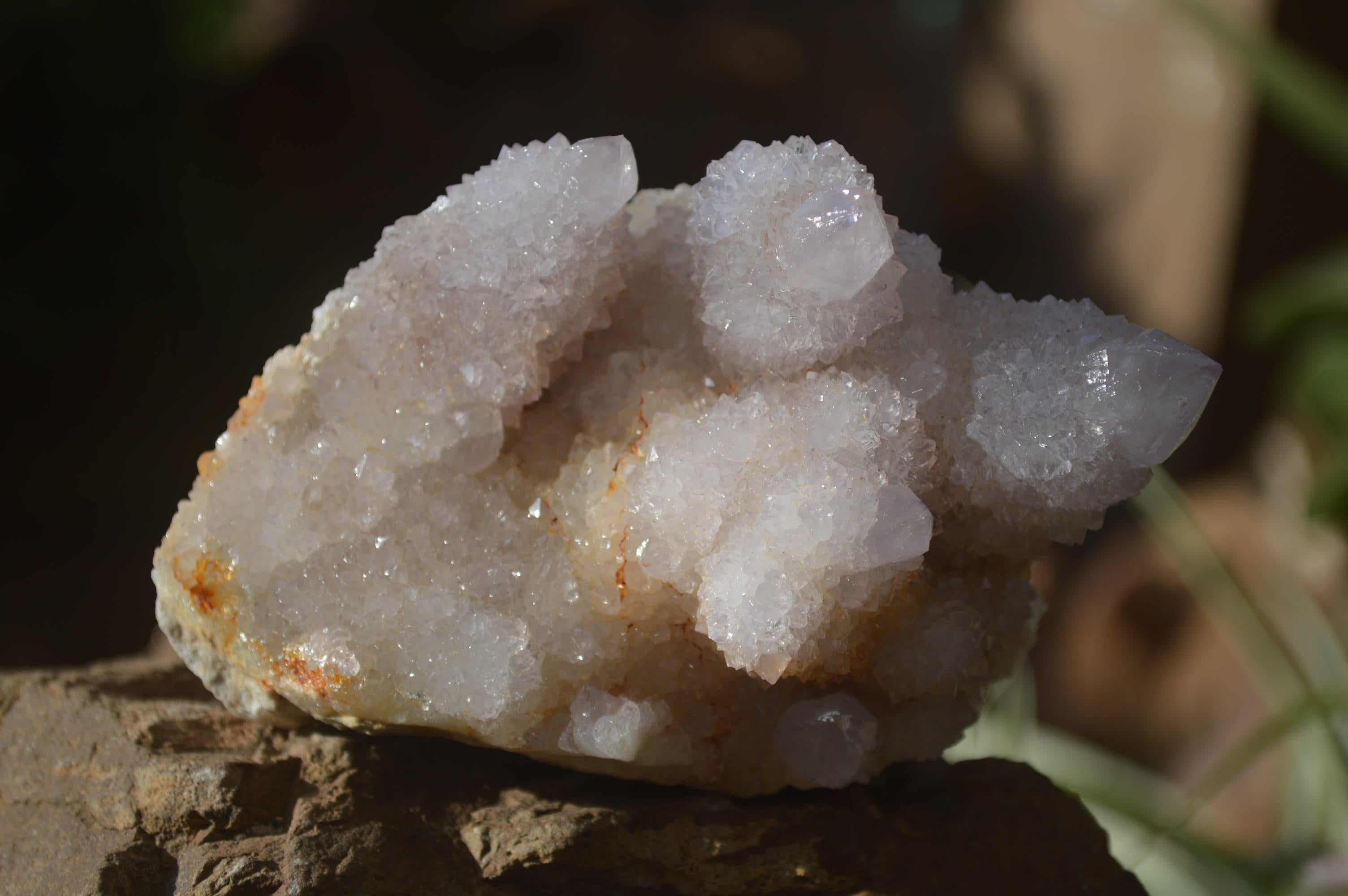 Natural Spirit Quartz Clusters x 2 From Boekenhouthoek, South Africa - Toprock Gemstones and Minerals 