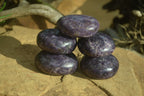 Polished Purple Lepidolite Gallets  x 12 From Zimbabwe - Toprock Gemstones and Minerals 