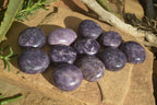 Polished Purple Lepidolite Gallets  x 12 From Zimbabwe - Toprock Gemstones and Minerals 