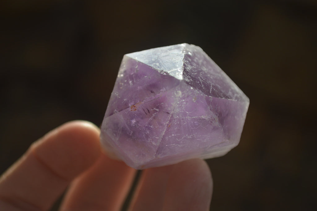 Natural Jacaranda Amethyst Crystals x 12 From Mumbwa, Zambia - Toprock Gemstones and Minerals 