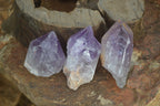 Natural Jacaranda Amethyst Crystals x 12 From Mumbwa, Zambia - Toprock Gemstones and Minerals 