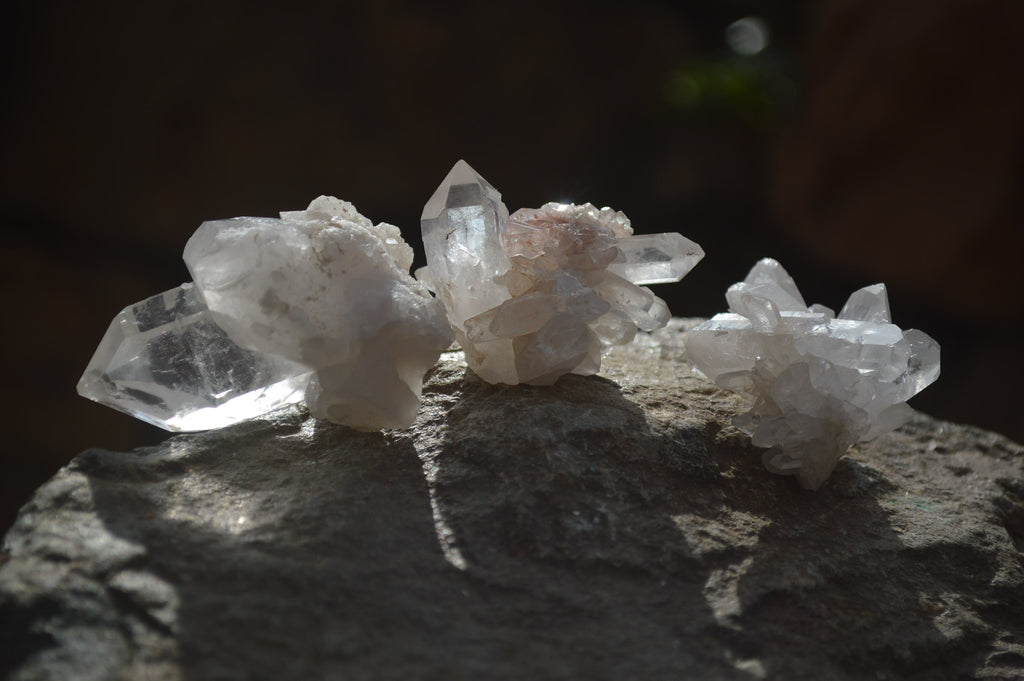 Natural Clear Quartz Clusters x 35 From Solwezi, Zambia - Toprock Gemstones and Minerals 