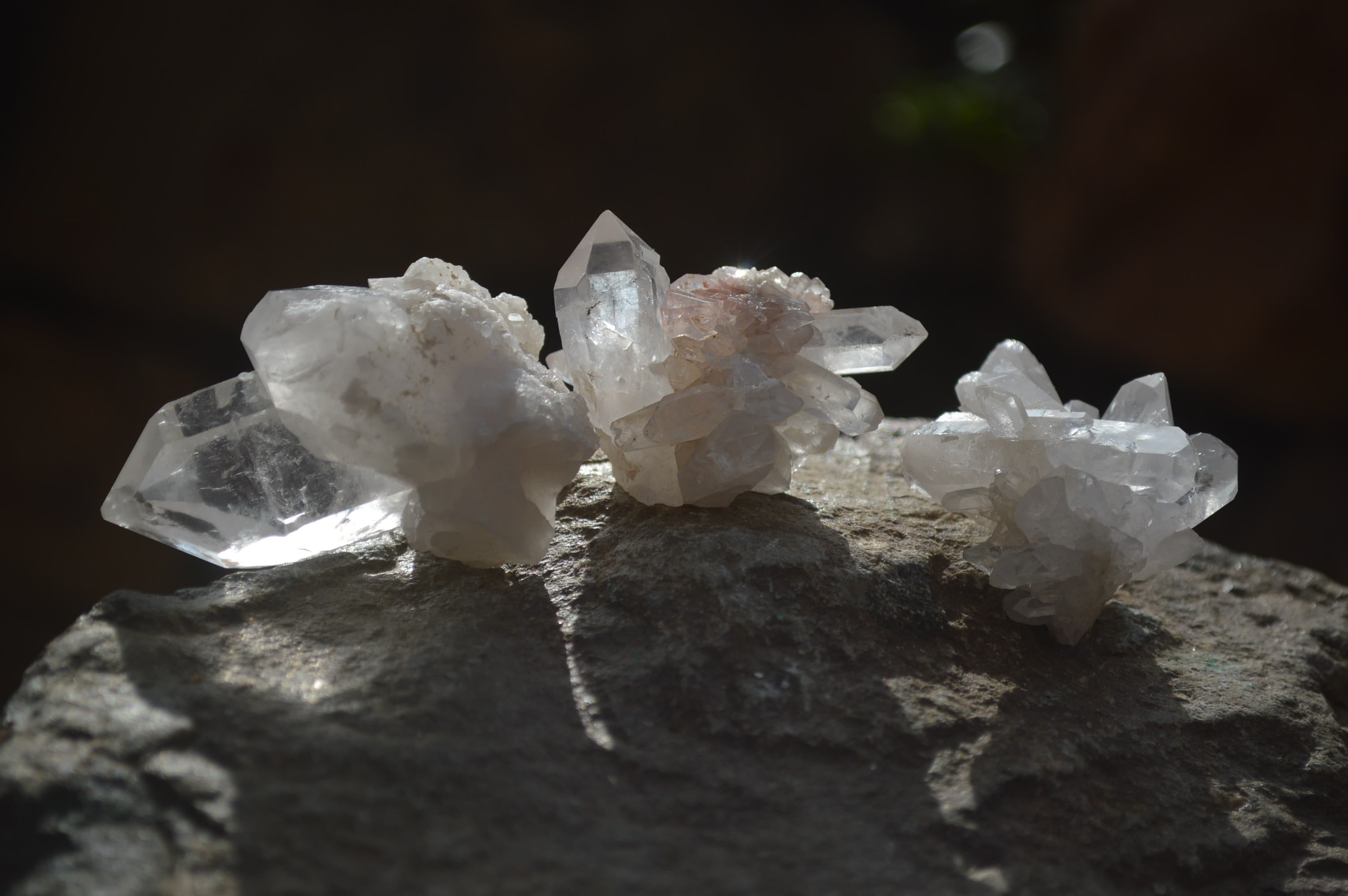 Natural Clear Quartz Clusters x 35 From Solwezi, Zambia - Toprock Gemstones and Minerals 