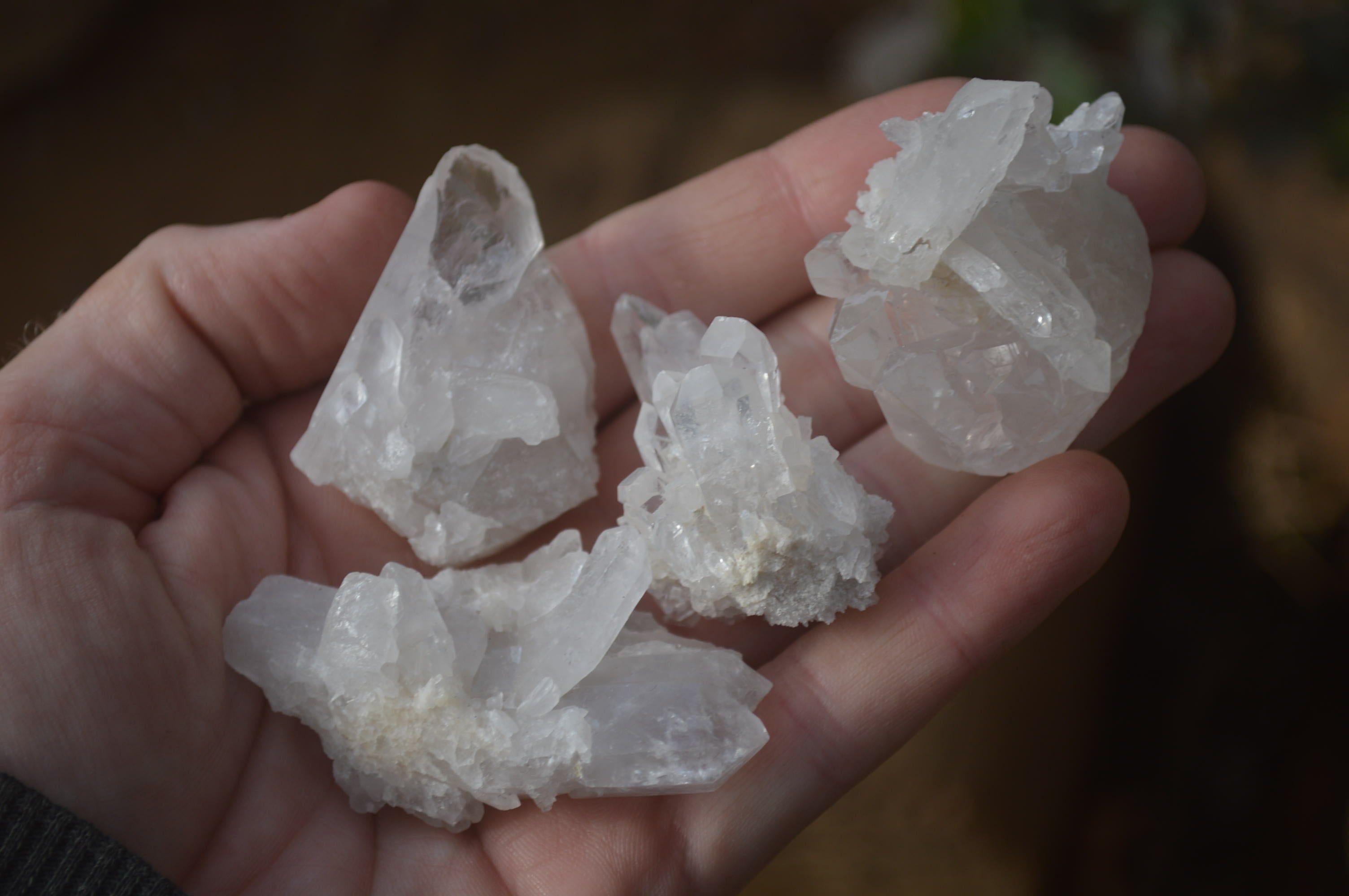 Natural Clear Quartz Clusters x 35 From Solwezi, Zambia - Toprock Gemstones and Minerals 