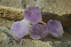 Polished Jacaranda Amethyst Crystals x 12 From Mumbwe, Zambia - Toprock Gemstones and Minerals 