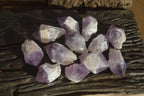 Polished Jacaranda Amethyst Crystals x 12 From Mumbwe, Zambia - Toprock Gemstones and Minerals 