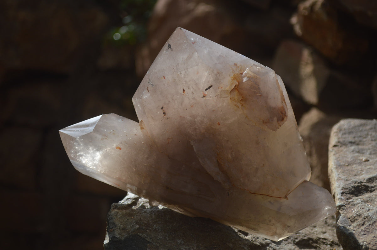 Polished Large Twin Quartz Crystal x 1 From Angola - Toprock Gemstones and Minerals 
