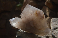 Polished Large Twin Quartz Crystal x 1 From Angola - Toprock Gemstones and Minerals 