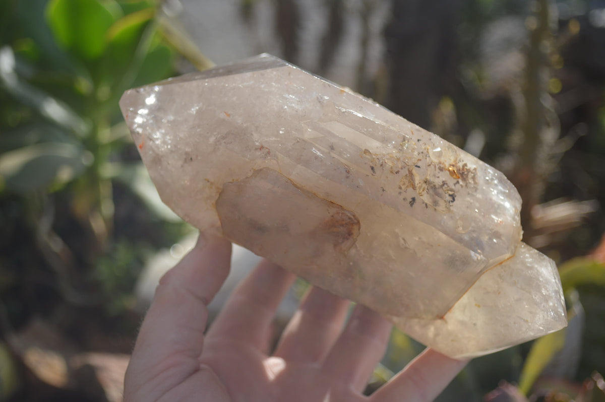 Polished Large Twin Quartz Crystal x 1 From Angola - Toprock Gemstones and Minerals 