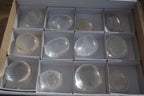Polished Clear Quartz Galet / Palm Stones x 12 From Madagascar - Toprock Gemstones and Minerals 