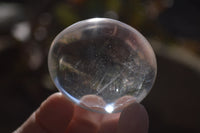 Polished Clear Quartz Galet / Palm Stones x 12 From Madagascar - Toprock Gemstones and Minerals 
