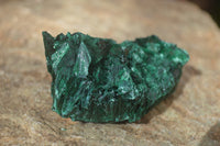Natural Chatoyant Silky Malachite Specimens  x 6 From Kasompe, Congo - Toprock Gemstones and Minerals 