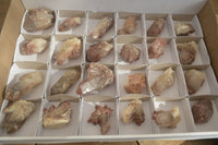Natural Red Hematoid Quartz Specimens x 24 From Karoi, Zimbabwe - Toprock Gemstones and Minerals 