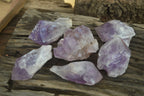 Natural Amethyst Crystal Specimens x 6 From Zambia - Toprock Gemstones and Minerals 