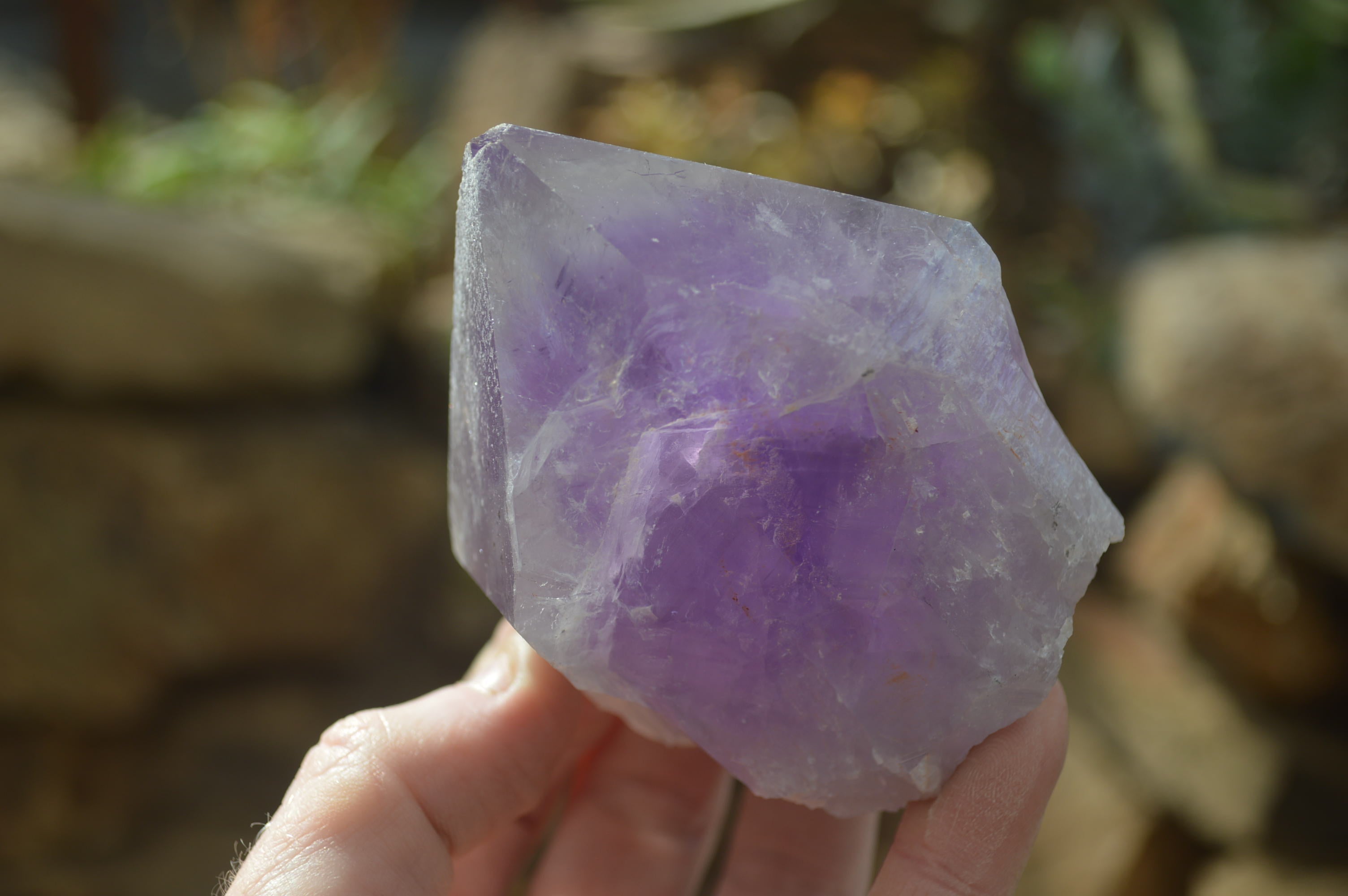 Natural Amethyst Crystal Specimens x 6 From Zambia - Toprock Gemstones and Minerals 