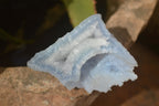 Natural Etched Blue Chalcedony Specimens x 12 From Nsanje, Malawi - Toprock Gemstones and Minerals 