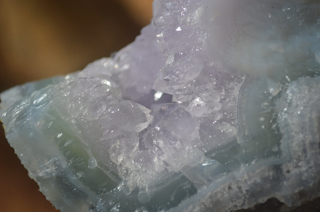 Natural Etched Blue Chalcedony Specimens  x 3 From Nsanje, Malawi - Toprock Gemstones and Minerals 