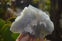 Natural Etched Blue Chalcedony Specimens  x 3 From Nsanje, Malawi - Toprock Gemstones and Minerals 