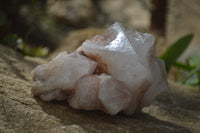 Natural Celestial Layered Window / Candle Quartz Specimens  x 2 From Madagascar - Toprock Gemstones and Minerals 