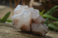 Natural Celestial Layered Window / Candle Quartz Specimens  x 2 From Madagascar - Toprock Gemstones and Minerals 