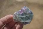 Natural Rough Watermelon Fluorite Cobbed Specimens  x 35 From Namibia - Toprock Gemstones and Minerals 