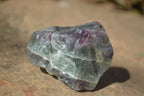 Natural Rough Watermelon Fluorite Cobbed Specimens  x 35 From Namibia - Toprock Gemstones and Minerals 