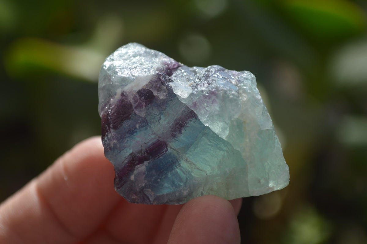 Natural Rough Watermelon Fluorite Cobbed Specimens  x 35 From Namibia - Toprock Gemstones and Minerals 