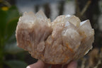 Natural Cascading Smokey Quartz Clusters x 3 From Luena, Congo - Toprock Gemstones and Minerals 