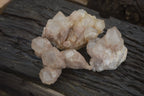 Natural Cascading Smokey Quartz Clusters x 3 From Luena, Congo - Toprock Gemstones and Minerals 