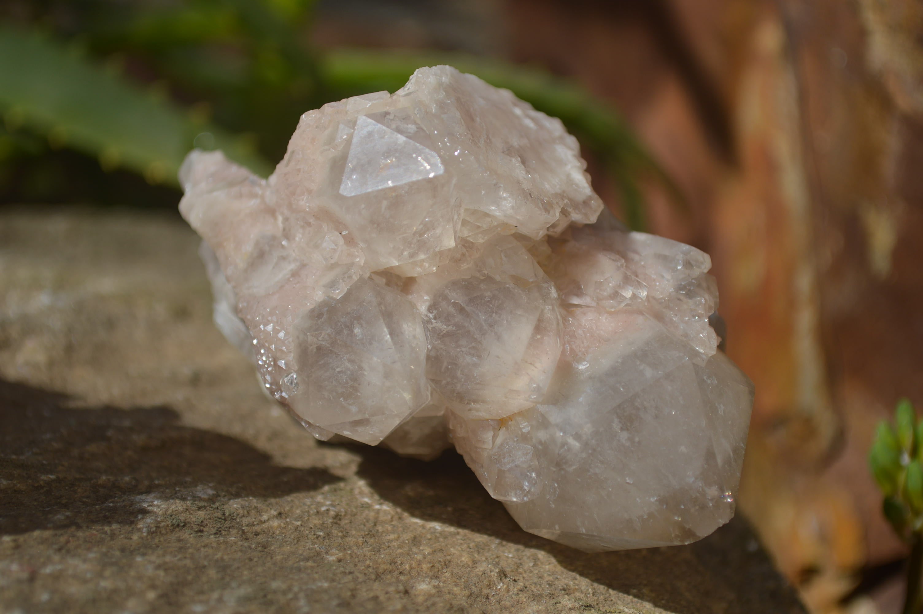 Natural Cascading Smokey Quartz Clusters x 3 From Luena, Congo - Toprock Gemstones and Minerals 