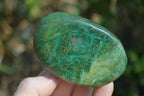 Polished Green Verdite Galet / Palm Stones x 6 From Zimbabwe - Toprock Gemstones and Minerals 