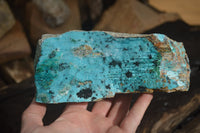 Natural Drusy Chrysocolla Dolomite Specimens x 3 From Likasi, Congo - Toprock Gemstones and Minerals 