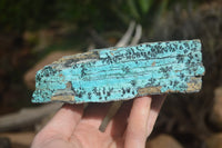 Natural Drusy Chrysocolla Dolomite Specimens x 3 From Likasi, Congo - Toprock Gemstones and Minerals 