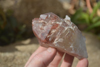 Natural Red Hematoid Quartz Specimens x 4 From Karoi, Zimbabwe - Toprock Gemstones and Minerals 