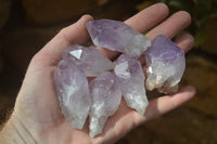 Natural Jacaranda Amethyst Crystals x 35 From Mumbwe, Zambia - Toprock Gemstones and Minerals 