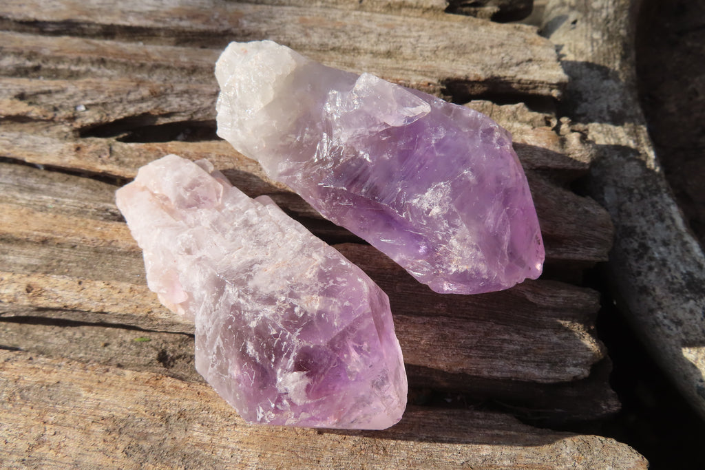 Natural Jacaranda Amethyst Crystals x 20 From Mumbwe, Zambia - Toprock Gemstones and Minerals 