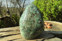 Polished Rare Emerald Mica In Matrix Standing Free Forms x 1 From Mutoko, Zimbabwe - Toprock Gemstones and Minerals 