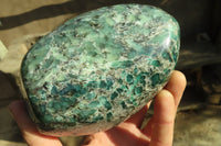 Polished Rare Emerald Mica In Matrix Standing Free Forms x 1 From Mutoko, Zimbabwe - Toprock Gemstones and Minerals 